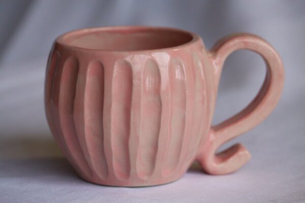 Tasse en céramique bleuté test