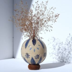 Boule déco feuilles