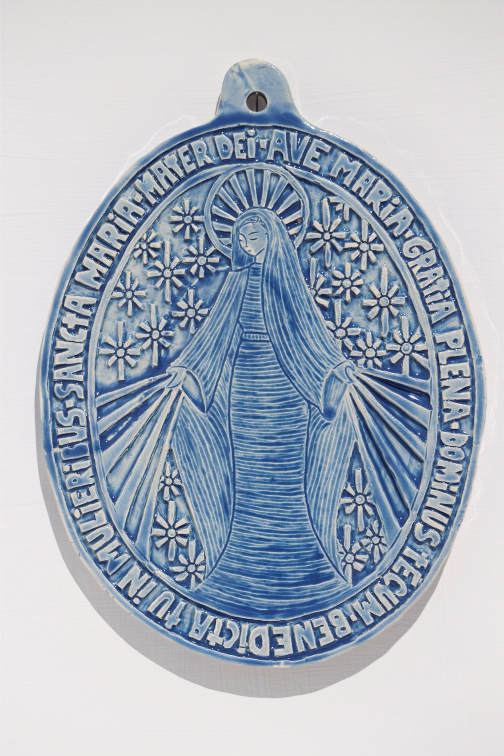 Médaille à la vierge