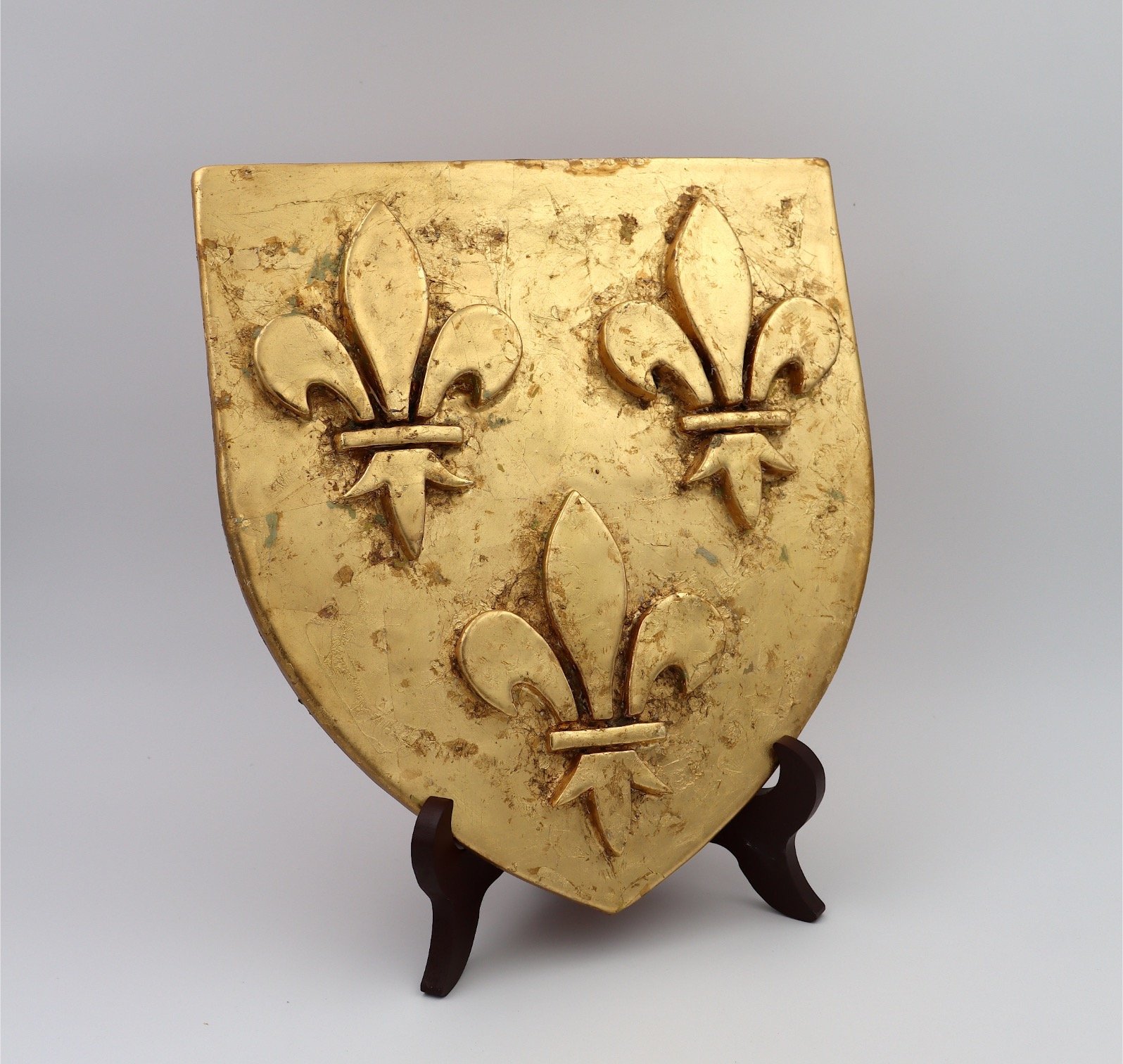 Blason royal Fleur de Lys doré