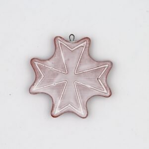 Croix en faïence émaillée