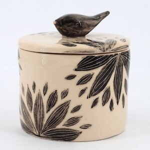 Boîte oiseau avec couvercle